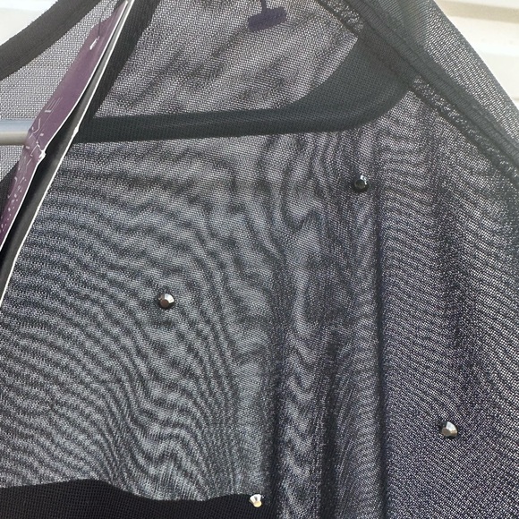 Lane Bryant Black Blouse with Embellished Details size 14/16 - Picture 2 of 10